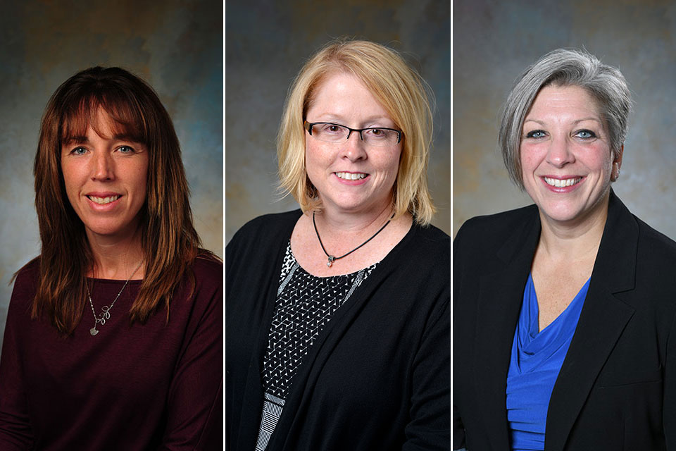 Dr. Lori Dambaugh, Dr. Colleen Donegan, and Dr. Melissa Goodwin