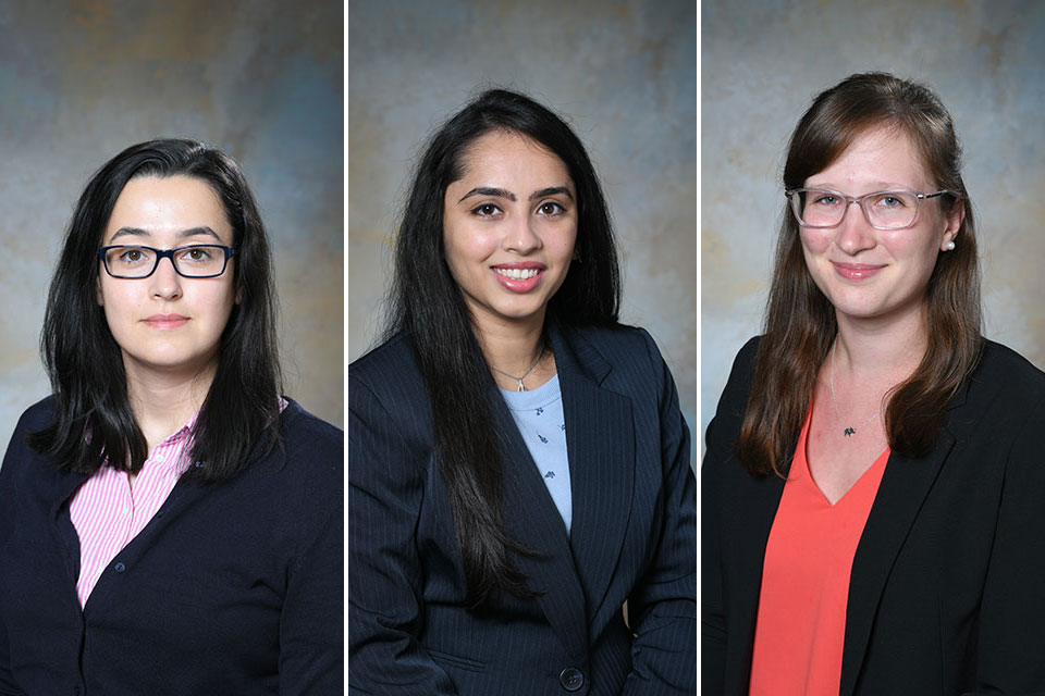 Drs. Remah Ali, Priyanka Bhatt, and Diane Rudy