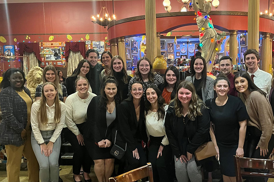 Alumni and friends gathered for dinner at the ASHP Mid-Year Meeting in Las Vegas.