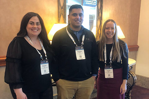 Maddie Lippa, Nadeem Omar, and Juliette Miller