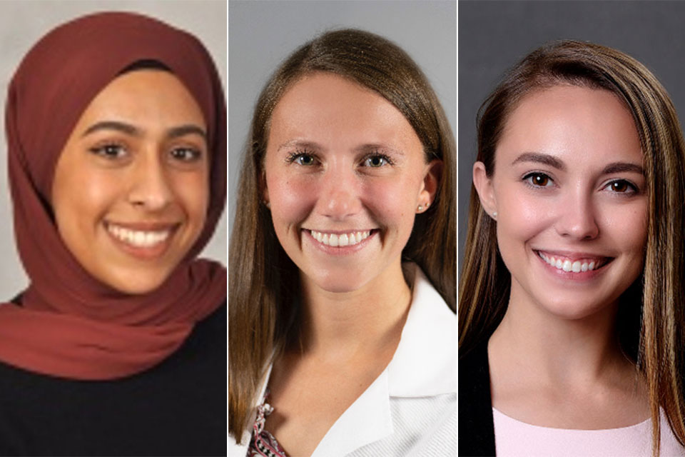 Dr. Sara Farooqi, Dr. Riley Goho, Dr. Kristen Slimmer