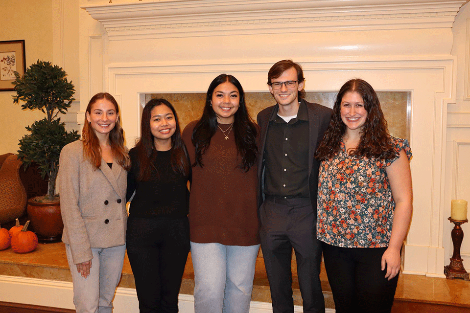 Fisher students competing in the CFA Challenge.