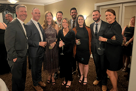 School of Pharmacy alumni, faculty, and community partners at the Rochester Pharmacy Gala.