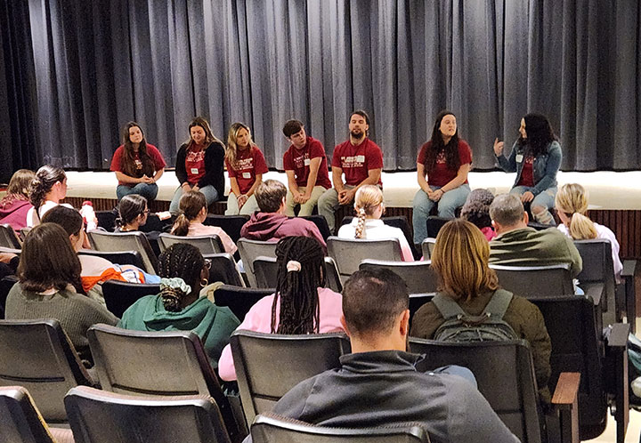 Fisher students share their experiences with RCSD seventh graders during the Future Fair.