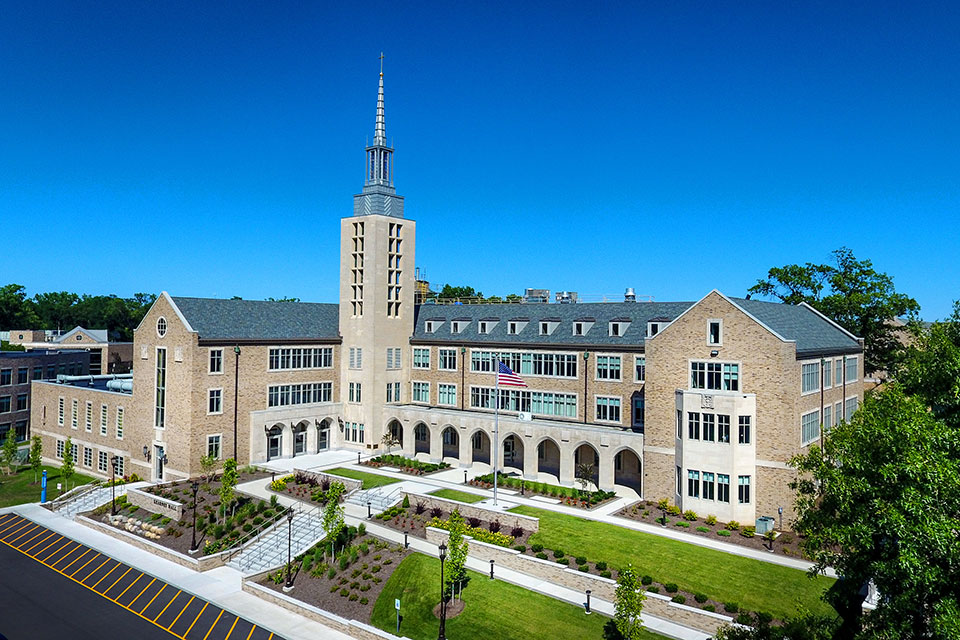 Kearney Hall on the campus of St. John Fisher University