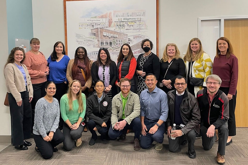 School of Pharmacy employees visit the Wegmans Central Fill facilities in Buffalo.