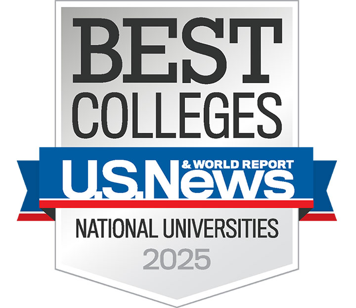 Seal: US News and World Report Best Colleges 2025 National Universities