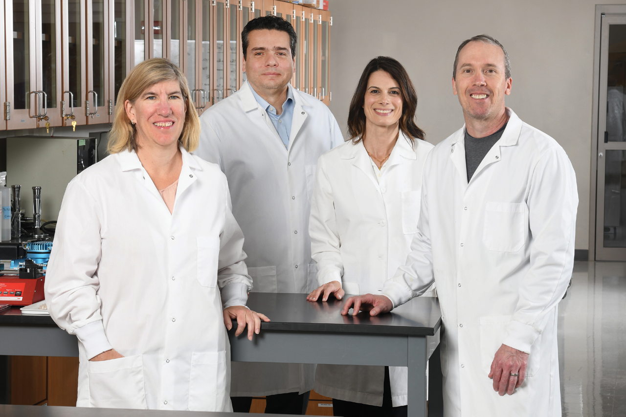 Dr. Kathleen Savage, Dr. Fernando Ontiveros, Dr. Jonelle Mattiacio, and Dr. Ed Freeman