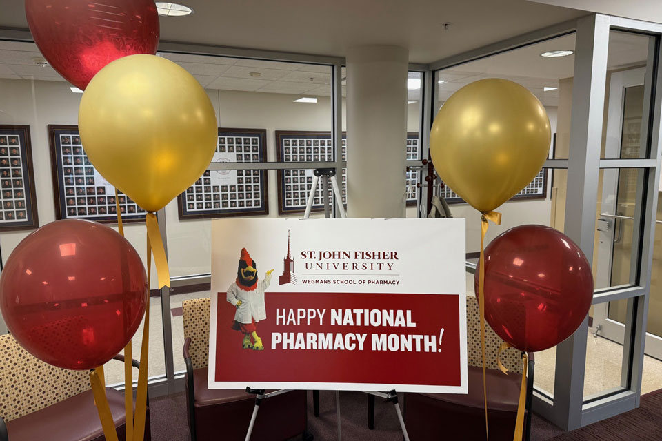 Celebrations recognizing Pharmacy Month took place in October at the Wegmans School of Pharmacy.
