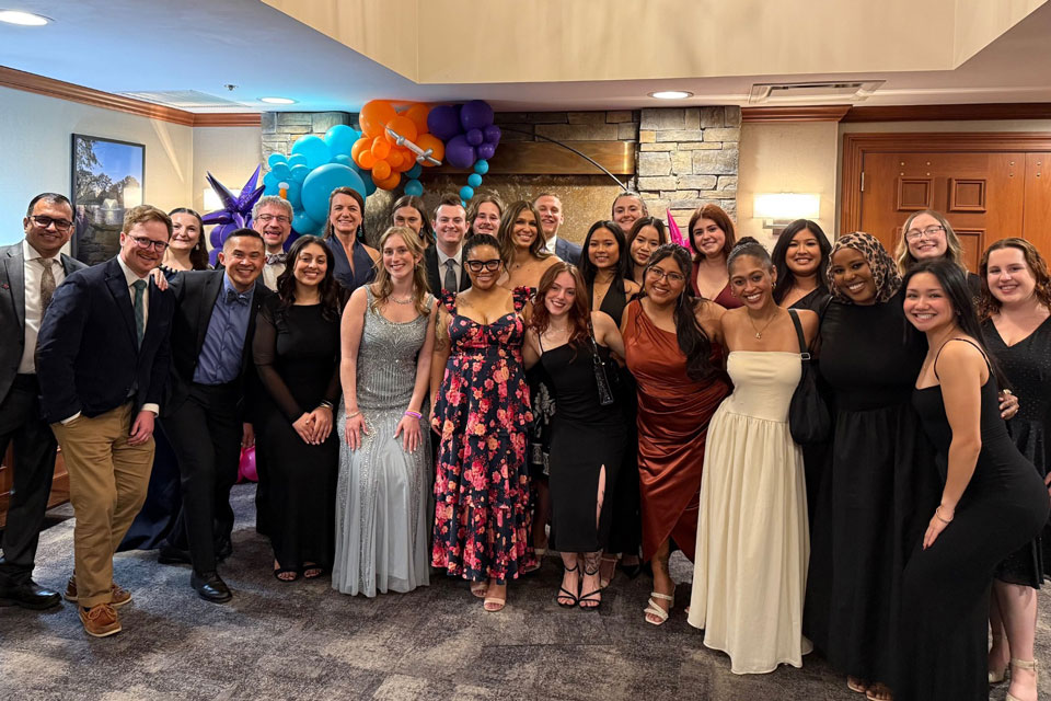 Members of the Wegmans School of Pharmacy at the annual PSSNY gala.