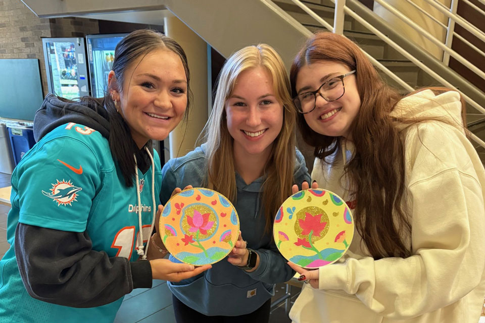 The diversity committee at the Wegmans School of Pharmacy planned a Diwali event during Pharmacy month.