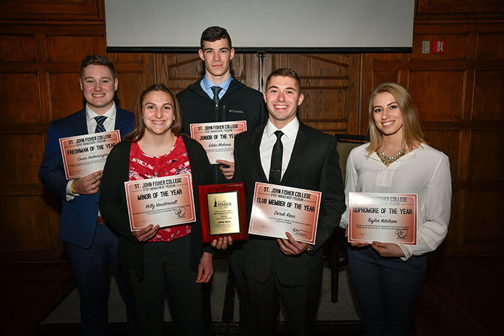 From left to right: Owen Hetherington, Kelly Vanderwall, Eddie Mahana, Derek Raux, and Taylor Ketchum.