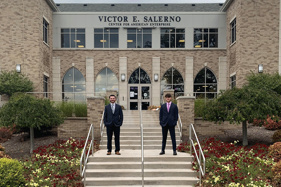 AMA Chapter Leaders Patrick Leahy and Salvatore Saunders.