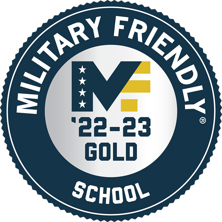 Seal: 2022-2023 Military Friendly® School - Gold