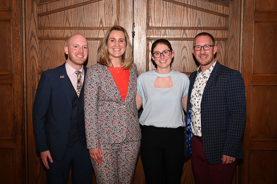 Patrick Gordon, Katie Burakowski, Rachel Makowski, and Todd Harrison