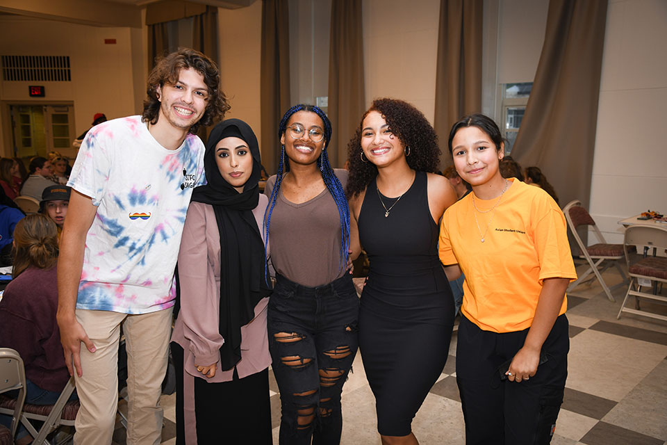 Leaders of each of the student affinity clubs on campus.