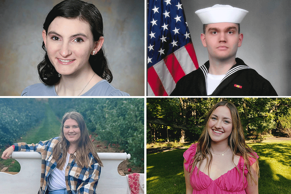 Sara Casale, Shane Morgan, Caroline Cahalan, and Sara Yorio