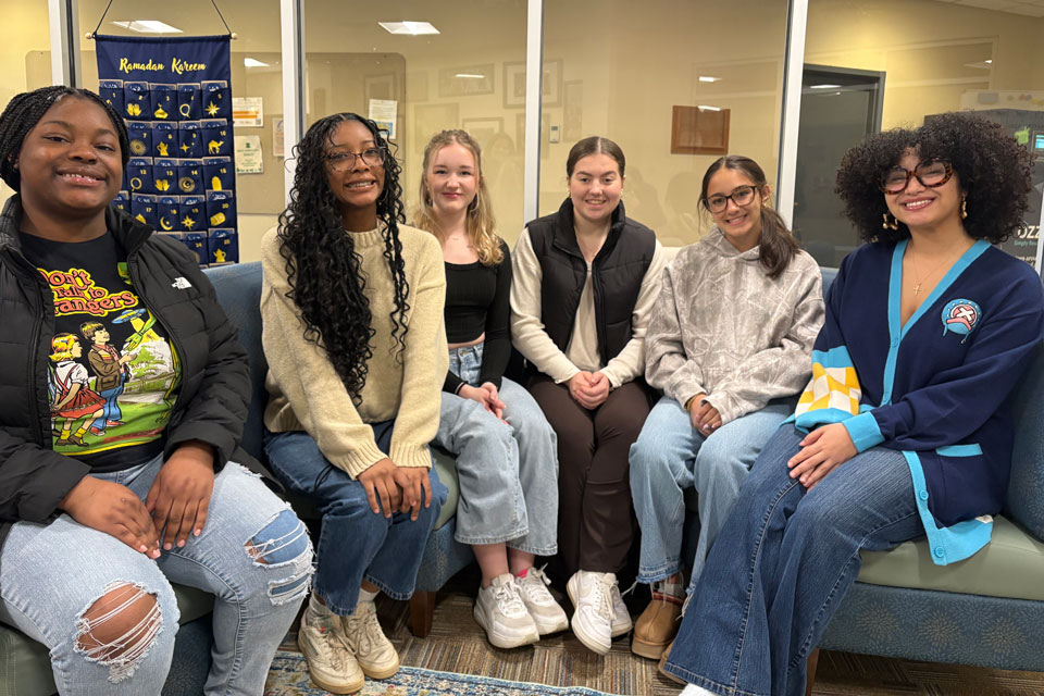 Student leaders of the Interfaith Dialogues.