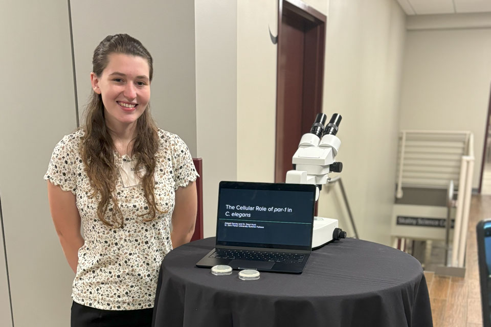 St. John Fisher University student Abigail Garvey