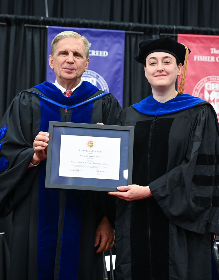 Dr. Ali (right) with Dr. Railey (Left)