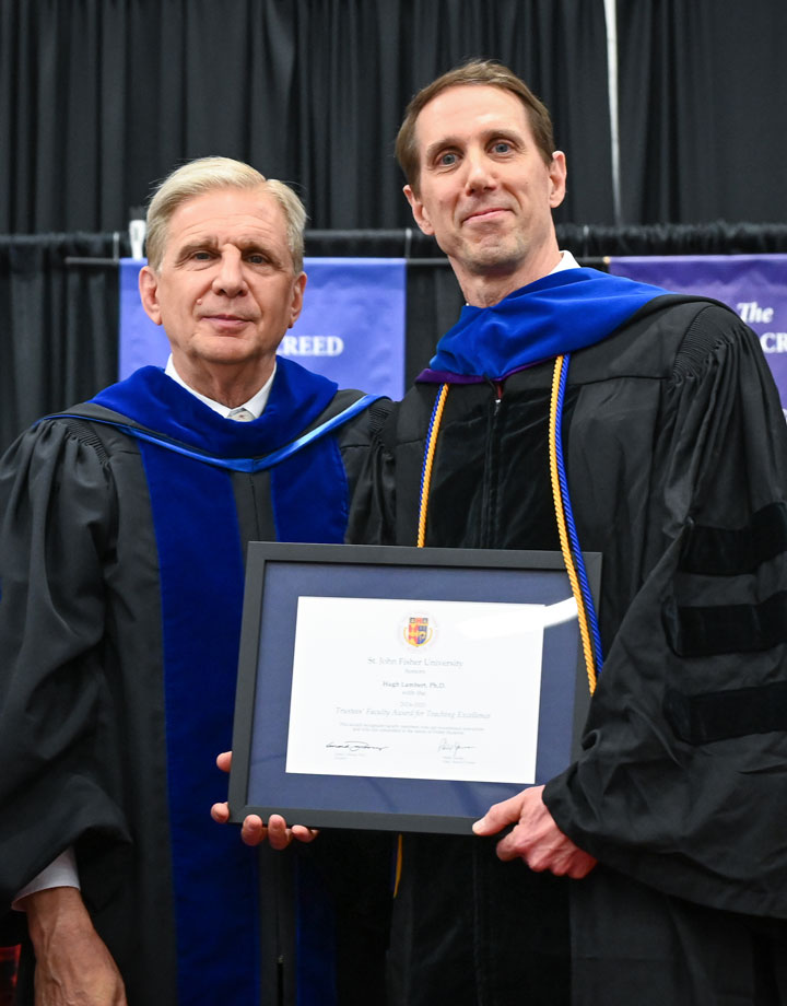 Dr. Kevin Railey with Dr. Hugh Lambert