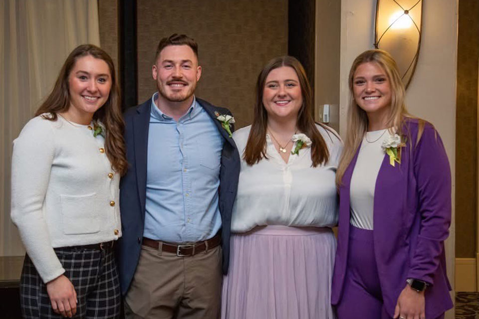 Emily Trotman, Tyler Adams, Allison Smith, Grayce Trimboli