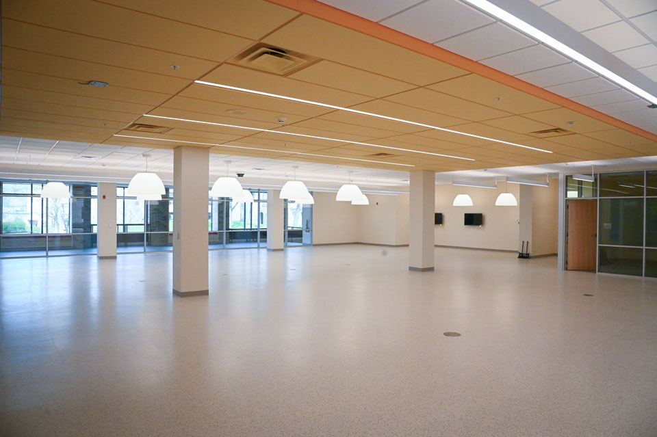 The interior of Lavery Library.