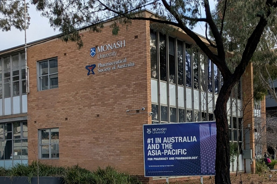 Monash University, Pharmaceutical Society of Australia.