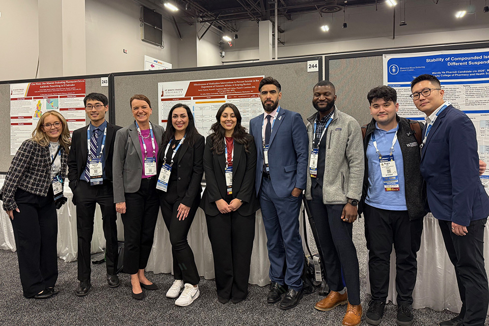 Members of the Wegmans School of Pharmacy participate in the ASHP Clinical Meeting.