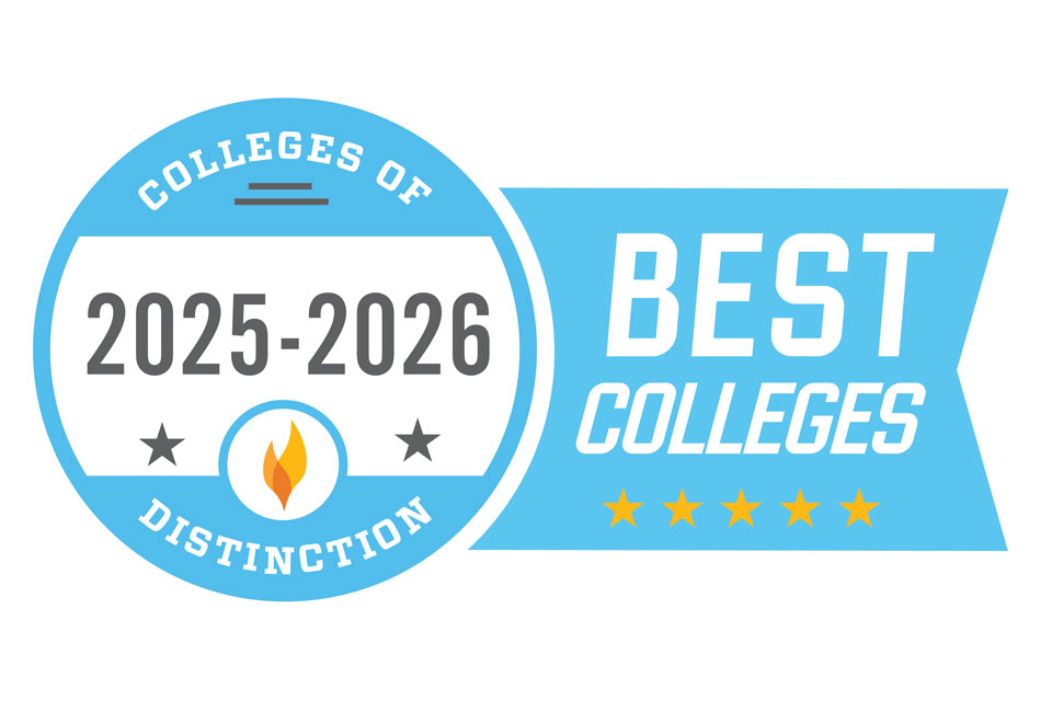 Seal: 2025-2026 College of Distinction - Best College