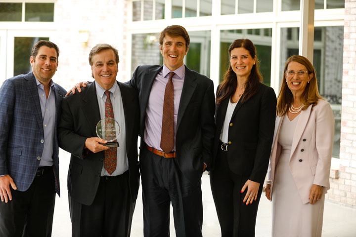 Tuthill family members with their legacy award.