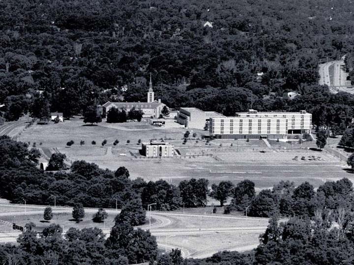 The 1960s saw increased enrollment and the construction of a number of new buildings including Ward Hall, the College's first residence hall.