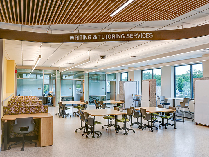 The Writing and Tutoring Center at Lavery Library.