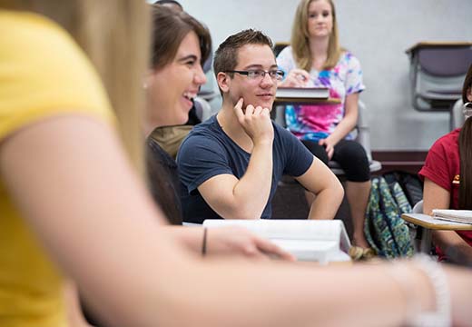 Students in class