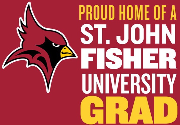 Commencement Yard Sign Red
